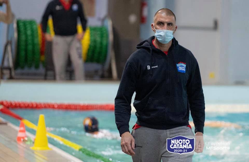 Peppe Dato coach della DMG Nuoto Catania