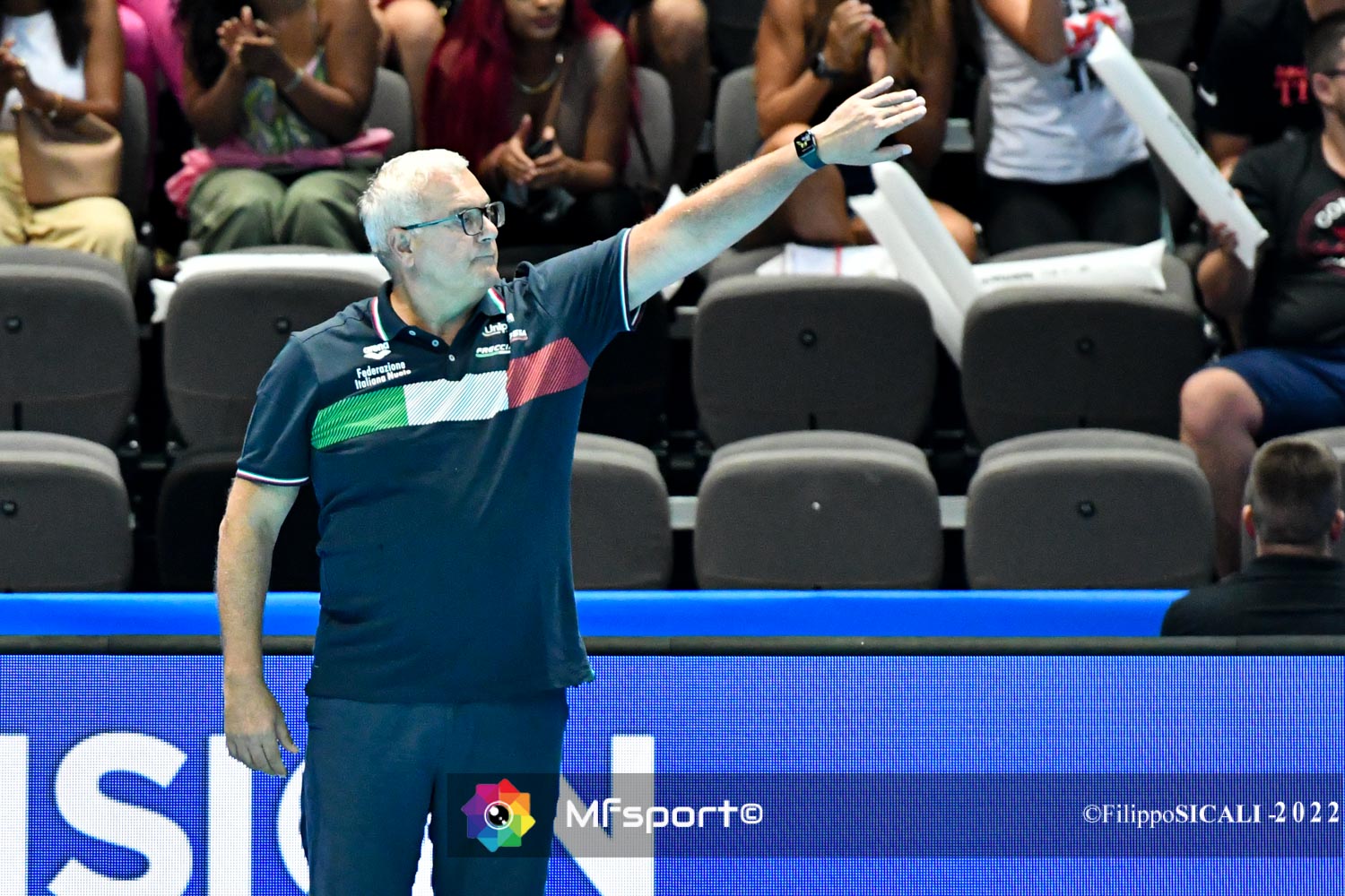 Sandro Campagna durante i recenti Europei di Spalato